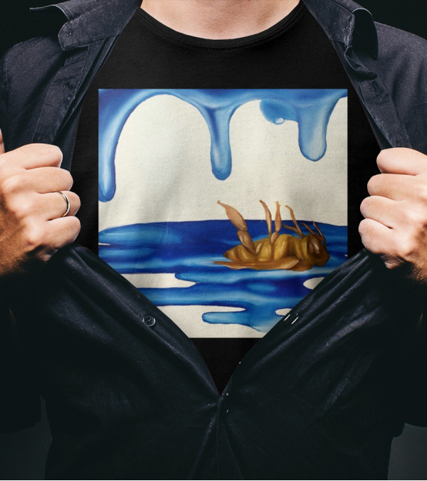 Not Your Honey Blue Honey Bee Drip T-Shirt