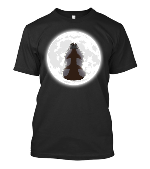 Yip Yip Into The Moonlight Full Moon Avatar Appa T-Shirt
