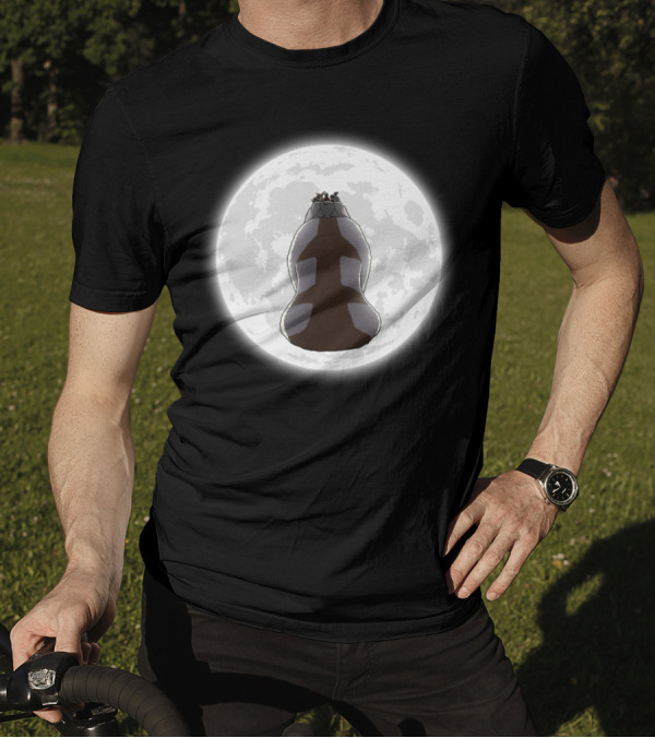 Yip Yip Into The Moonlight Full Moon Avatar Appa T-Shirt