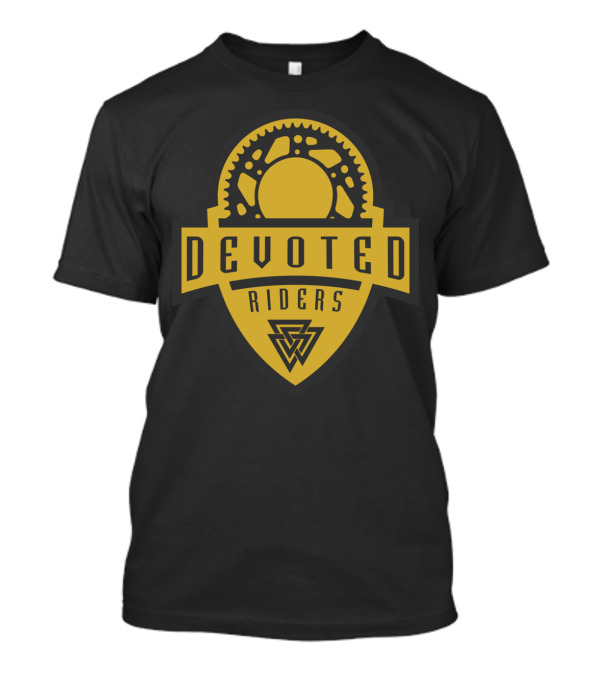 Devoted Riders Gear Emblem With Gear T-Shirt