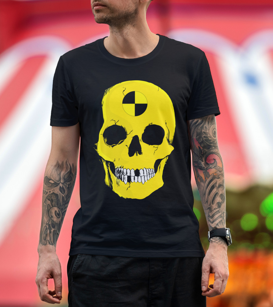 Test Of Life Crash Test Skull T-Shirt