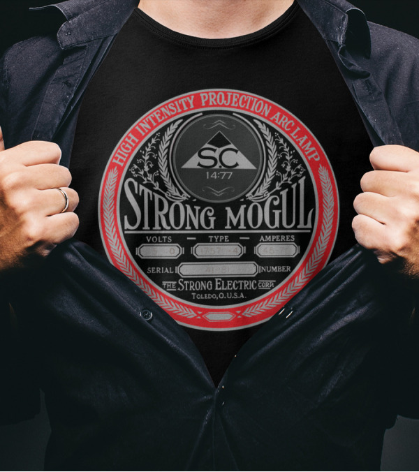High Intensity Projection Arc Lamp Strong Mogul SC 14:77 T-Shirt