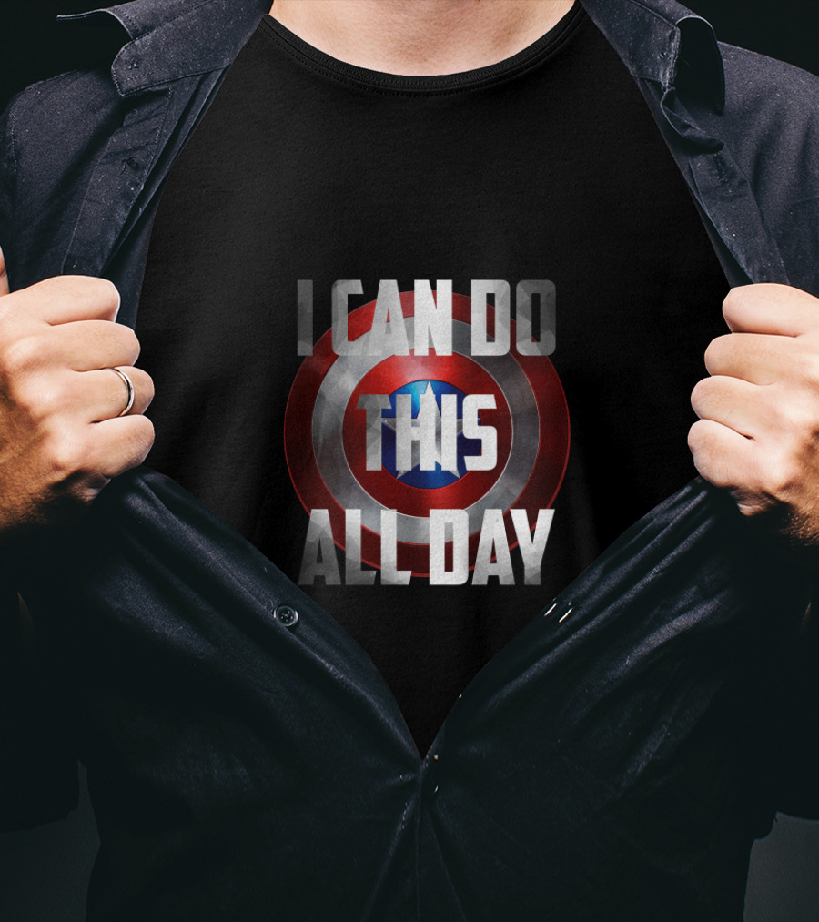 MARVEL Captain America I Can Do This All Day T-Shirt