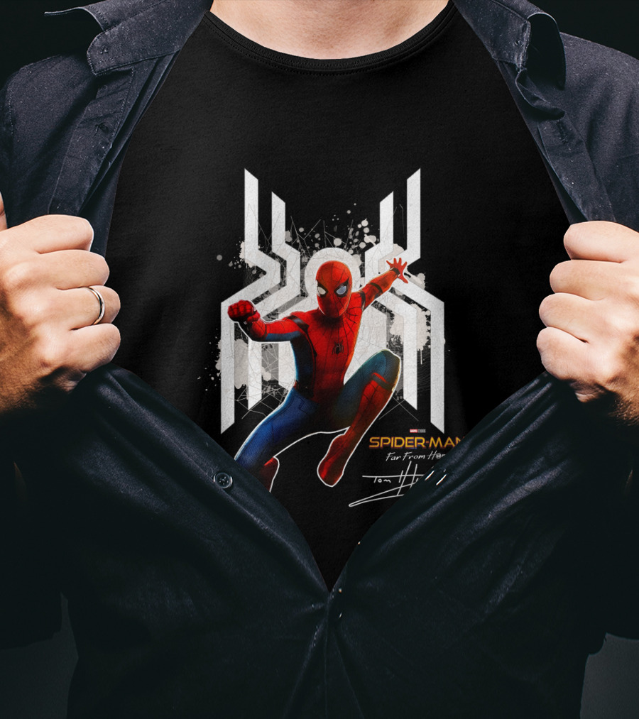 Spider Man Far From Home Tom Holland T-Shirt