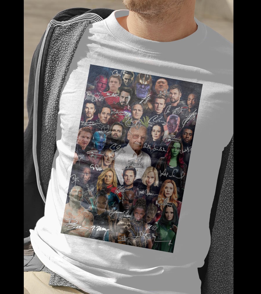 MV 001 Marvel Cinematic Universe Collage T-Shirt