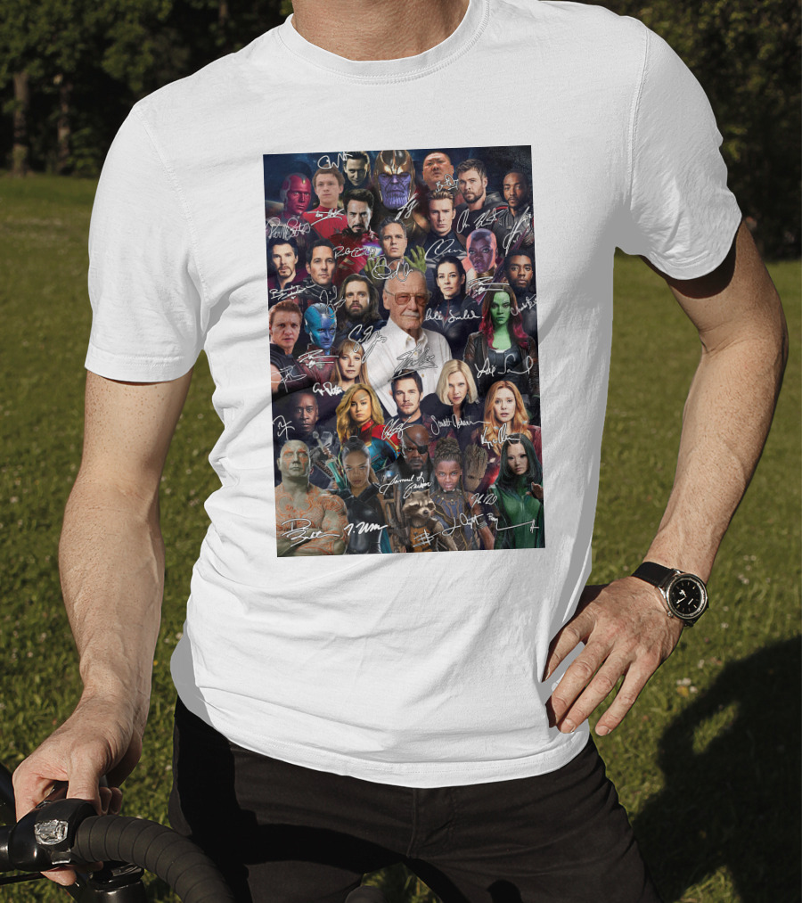 MV 001 Marvel Cinematic Universe Collage T-Shirt