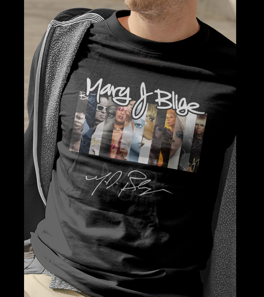 Mary J Blige Signature Collage T-Shirt