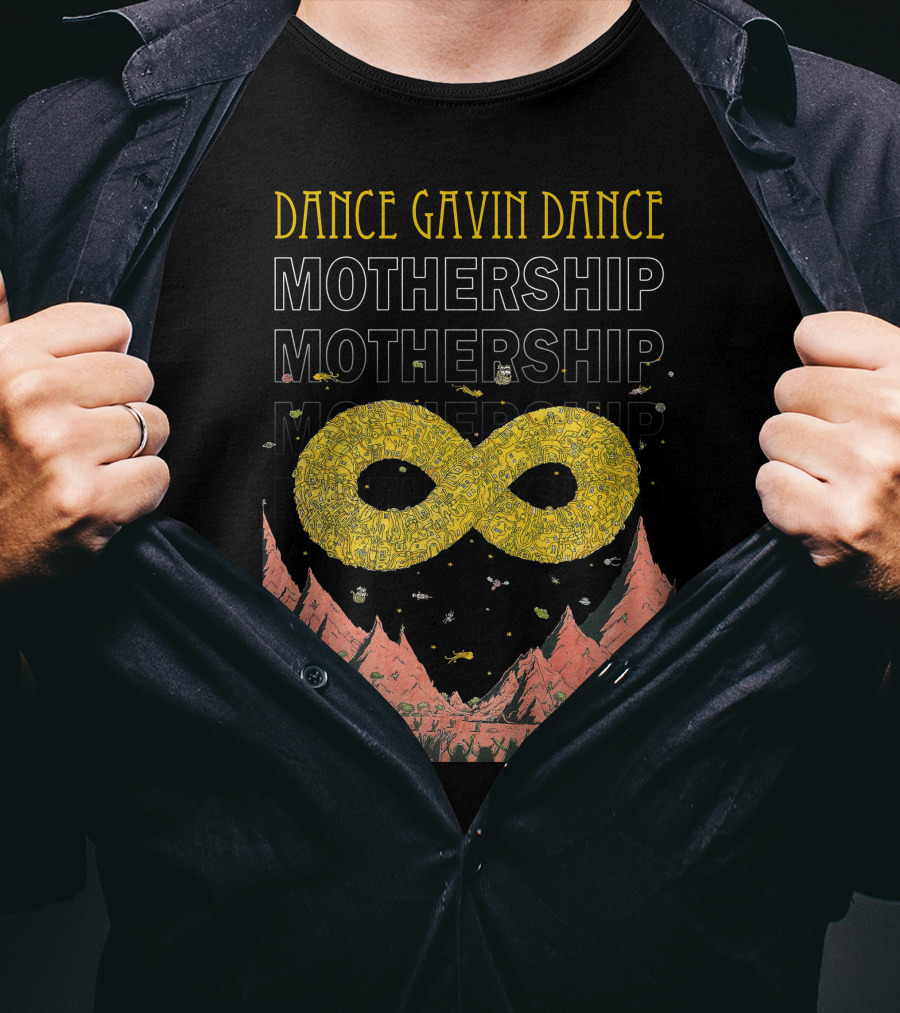 Dance Gavin Dance Mothership Infinity Artwork T-Shirt