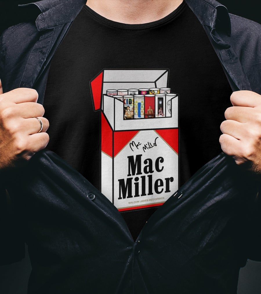 Mac Miller Malcolm James Mccormick Album Pack T-Shirt