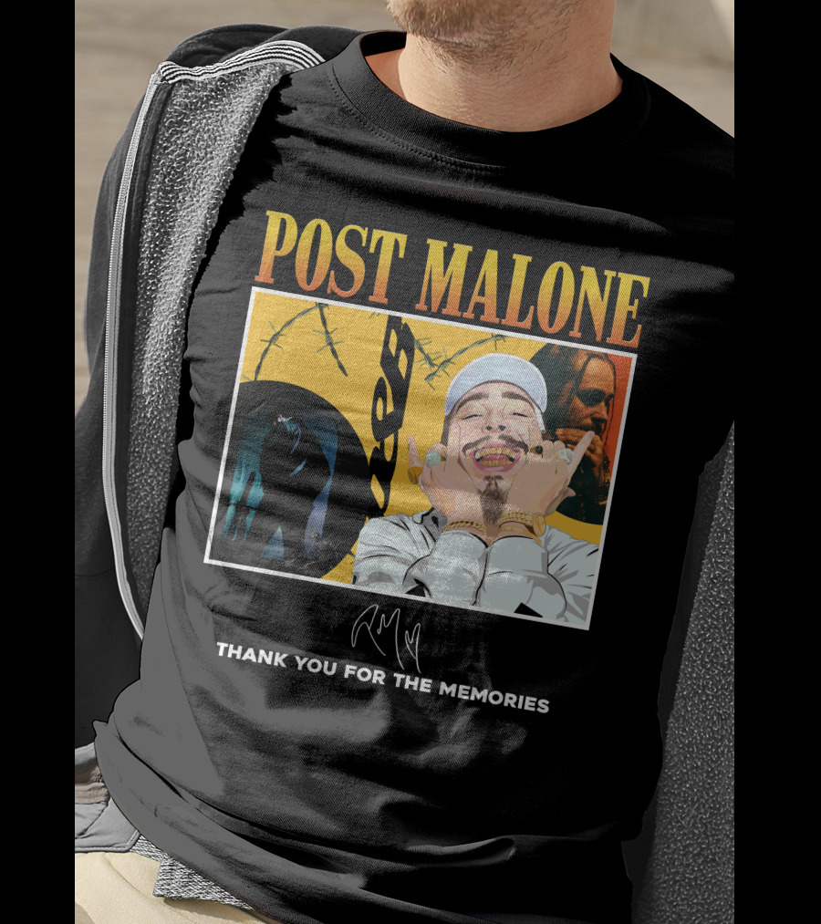 Post Malone Thank You For The Memories T-Shirt