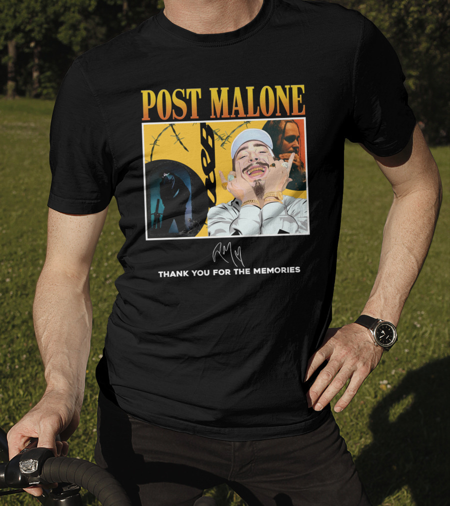 Post Malone Thank You For The Memories T-Shirt