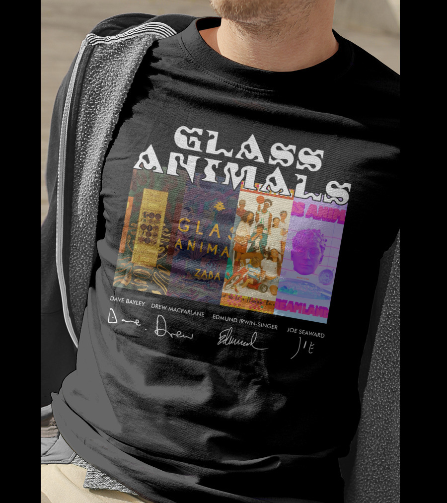 Glass Animals Dave Bayley Drew Macfarlane Edmund Irwin-Singer Joe Seaward Zaba Dreamland T-Shirt
