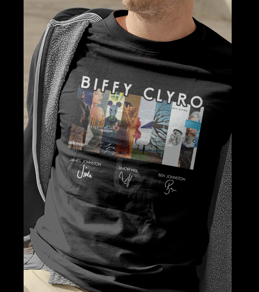Biffy Clyro Album Art Collage James Johnston Simon Neil Ben Johnston T-Shirt