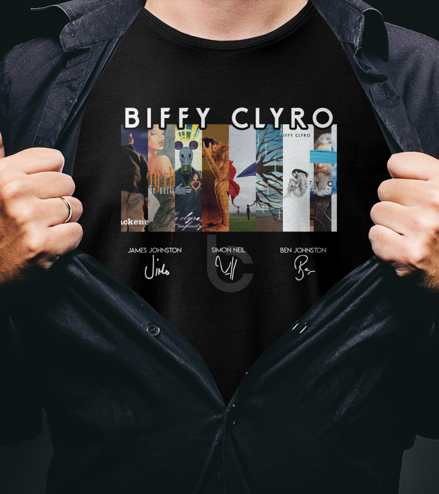 Biffy Clyro Album Art Collage James Johnston Simon Neil Ben Johnston T-Shirt