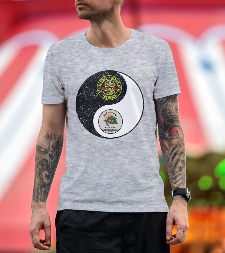 Cobra Kai Strike First Miyagi-Do Karate Yin Yang T-Shirt