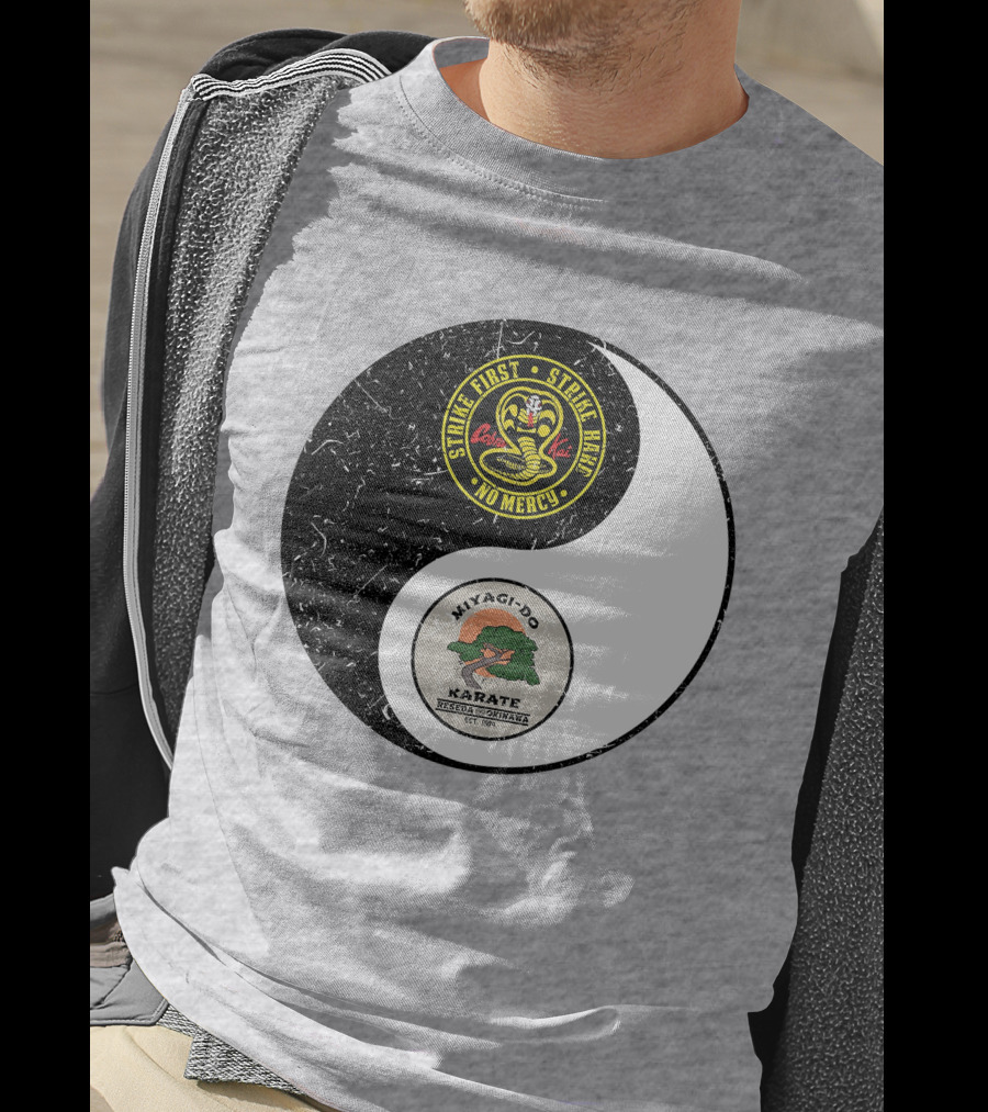 Cobra Kai Strike First Miyagi-Do Karate Yin Yang T-Shirt