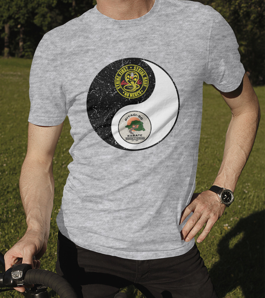 Cobra Kai Strike First Miyagi-Do Karate Yin Yang T-Shirt