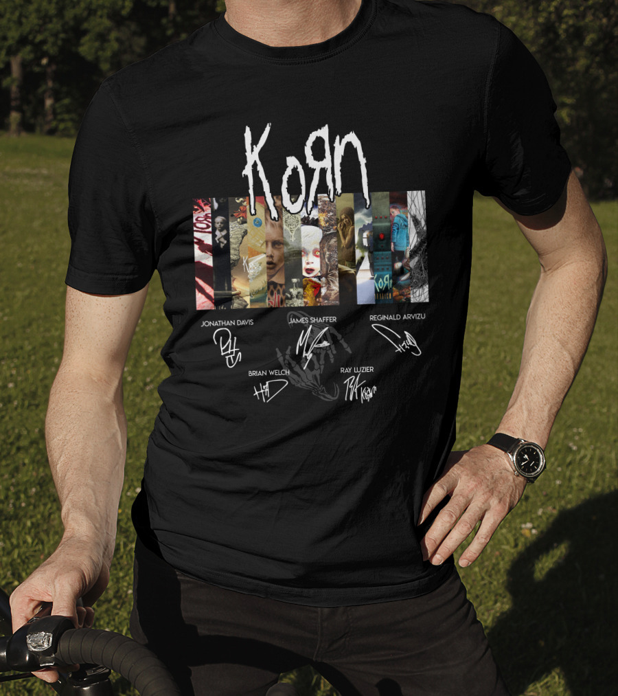 Korn Artwork And Signatures Compilation T-Shirt