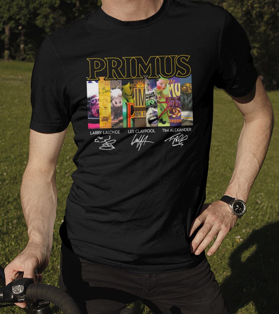 Primus Larry Lalonde Les Claypool Tim Alexander T-Shirt