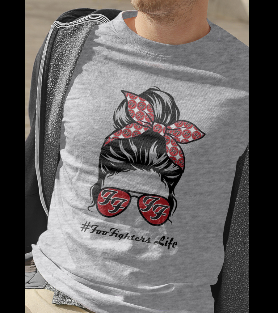 #Foofighterslife Ff Bandana Sunglasses T-Shirt