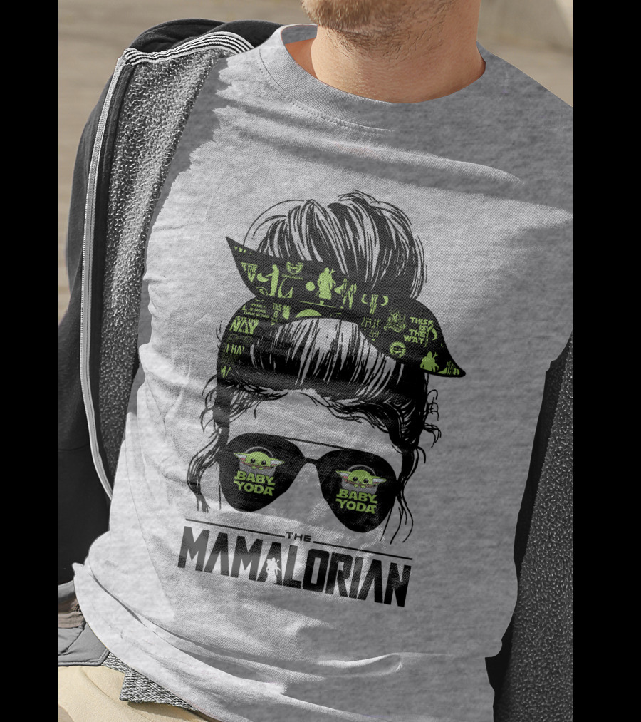 The Mamalorian Baby Yoda Grogu Star Wars T-Shirt