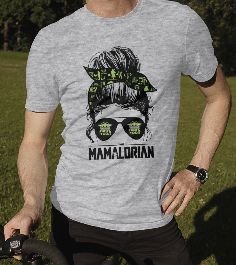 The Mamalorian Baby Yoda Grogu Star Wars T-Shirt