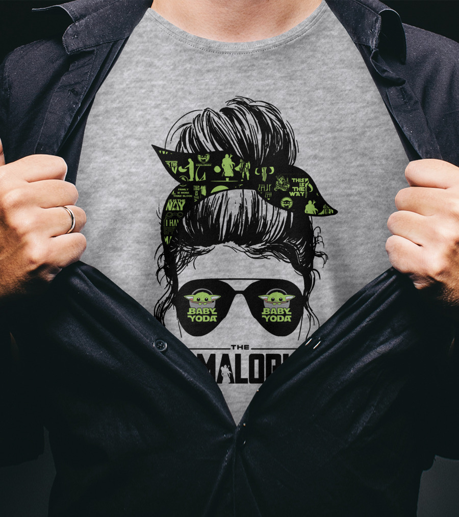 The Mamalorian Baby Yoda Grogu Star Wars T-Shirt