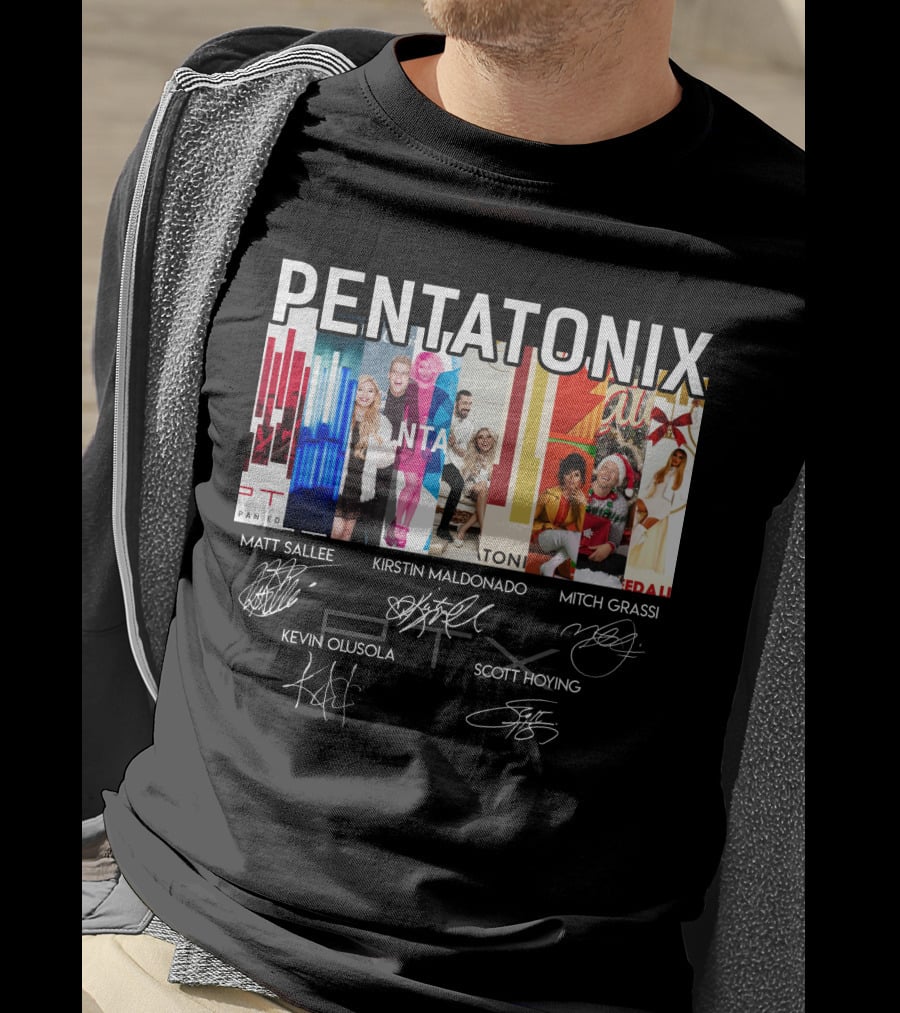 Pentatonix Matt Sallee Kirstin Maldonado Mitch Grassi Kevin Olusola Scott Hoying T-Shirt