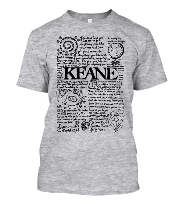 Keane Hopes Crystal Ball Sovereign Night Sky Bloom T-Shirt