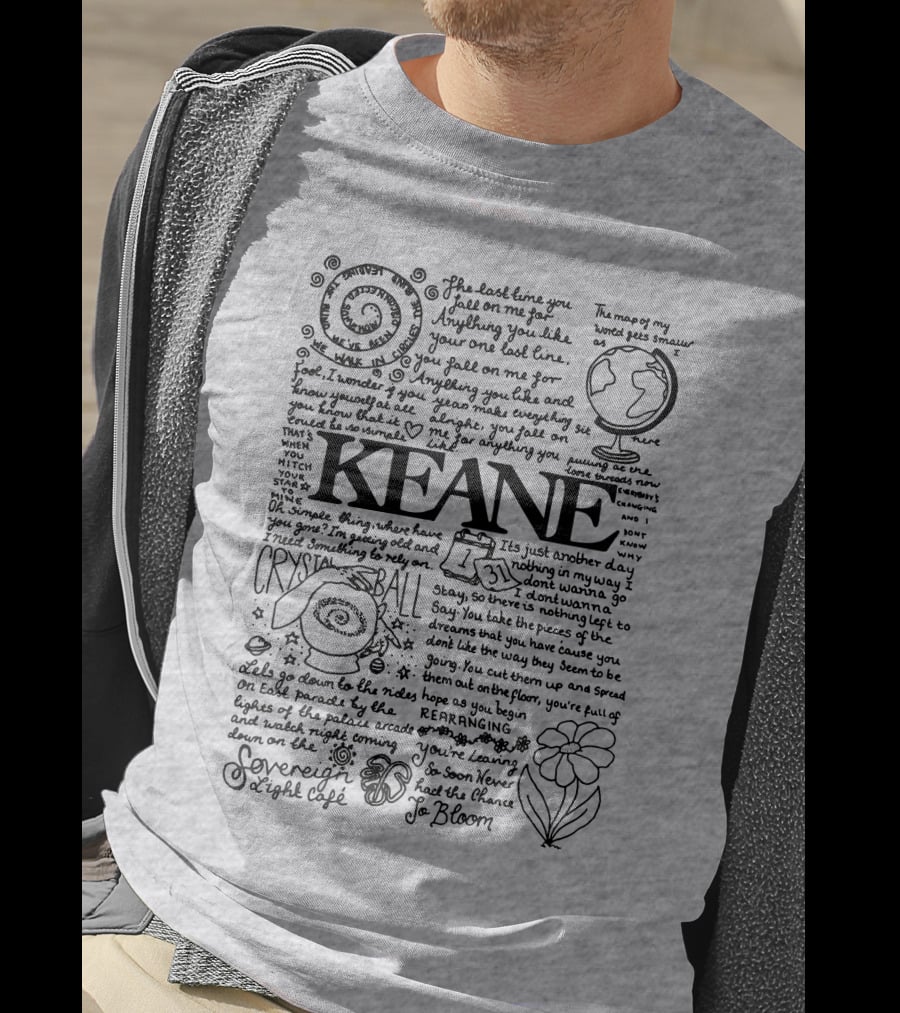 Keane Hopes Crystal Ball Sovereign Night Sky Bloom T-Shirt