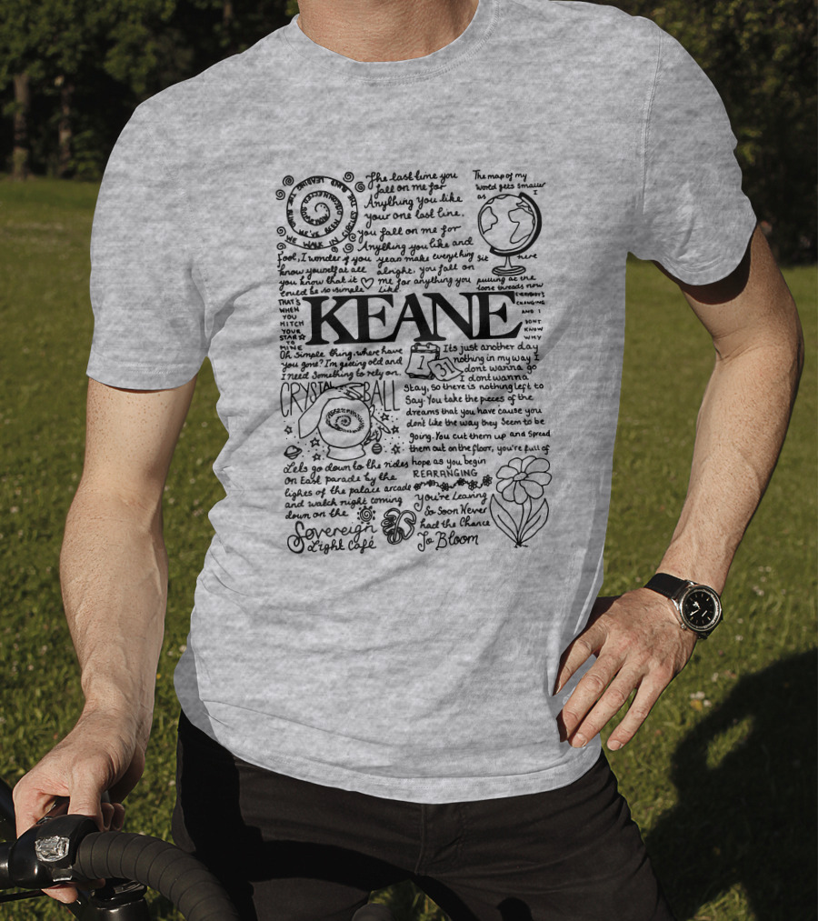 Keane Hopes Crystal Ball Sovereign Night Sky Bloom T-Shirt