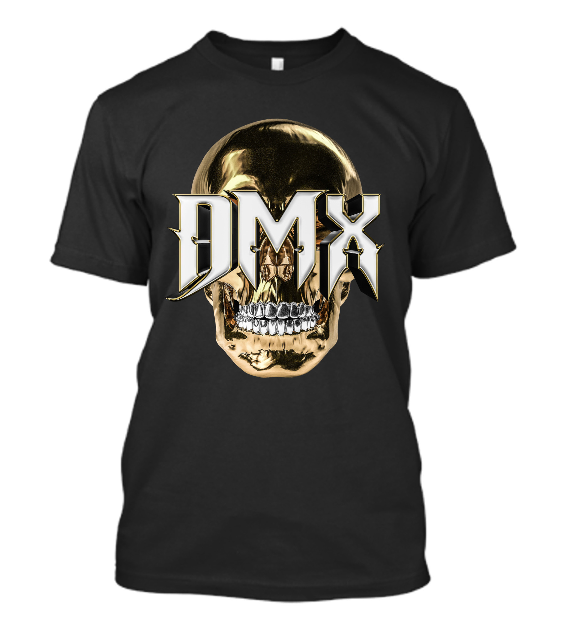 Dmx Gold Skull Luxury Trends T-Shirt