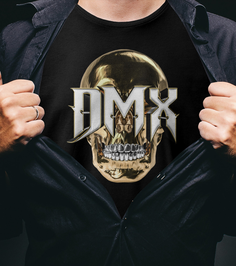 Dmx Gold Skull Luxury Trends T-Shirt