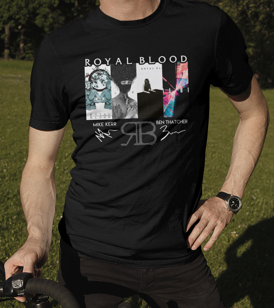 Royal Blood Mike Kerr Ben Thatcher Rb Signatures T-Shirt
