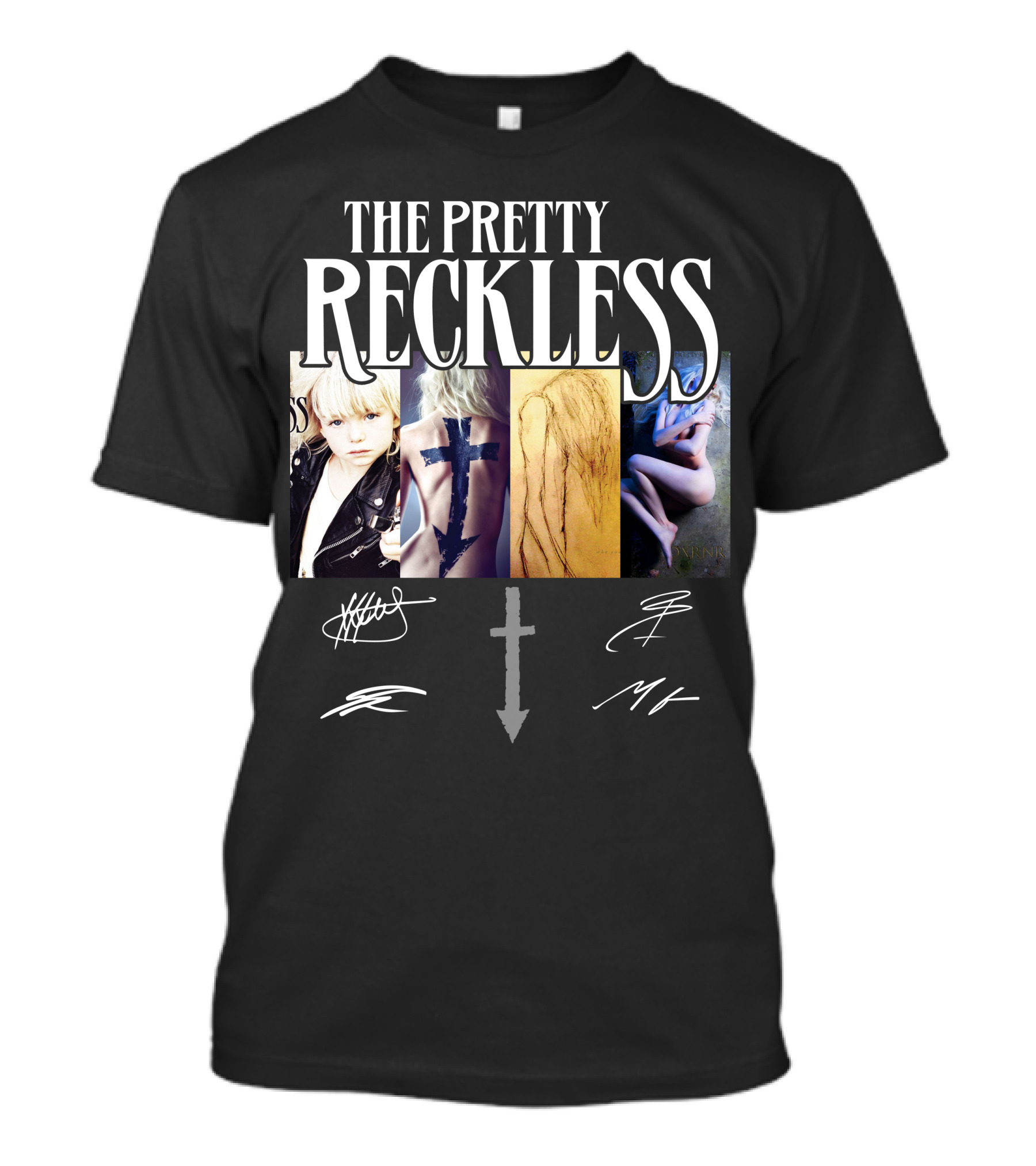 The Pretty Reckless Signed Cross Art Collection T-Shirt