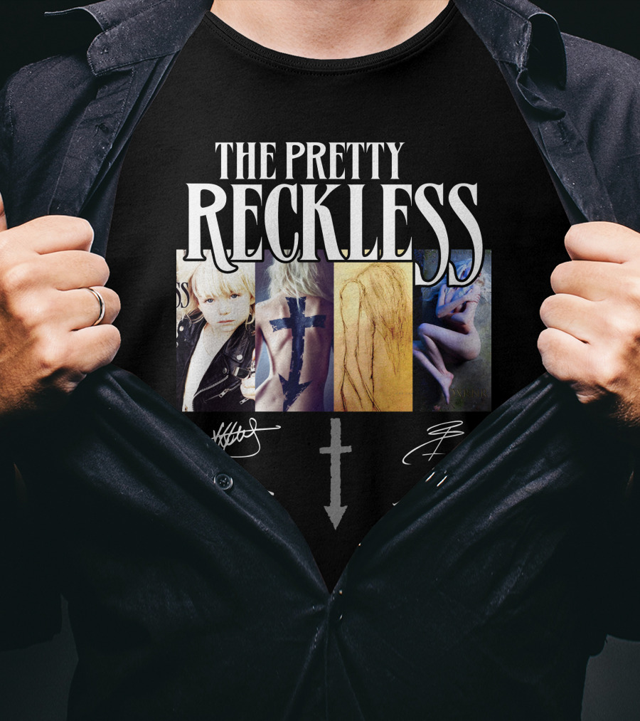 The Pretty Reckless Signed Cross Art Collection T-Shirt