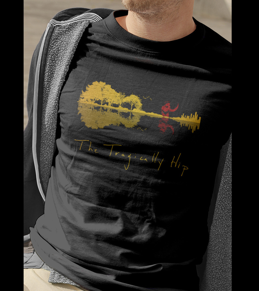 The Tragically Hip Trees And Cityscape Reflection T-Shirt