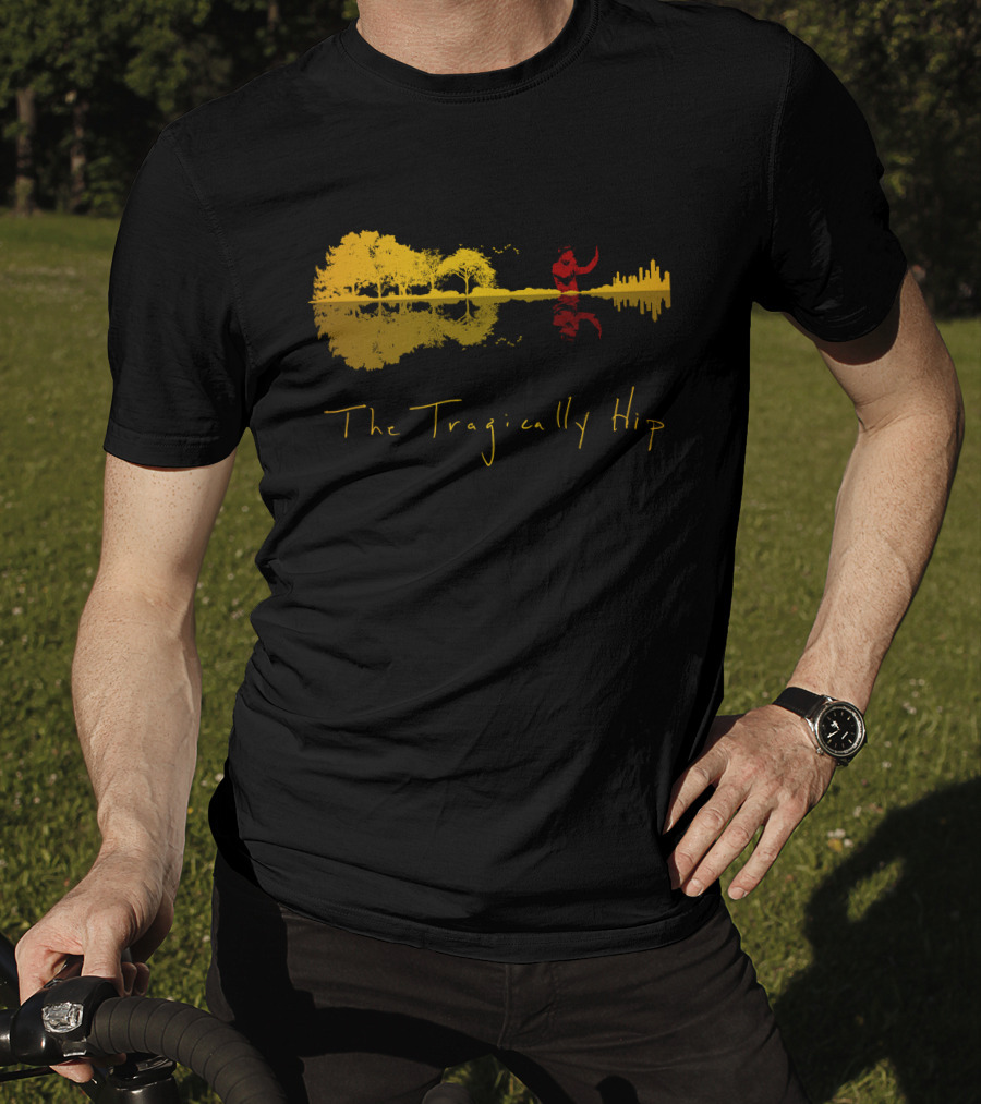 The Tragically Hip Trees And Cityscape Reflection T-Shirt