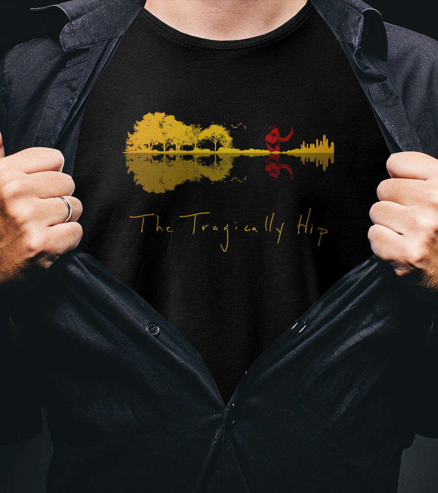 The Tragically Hip Trees And Cityscape Reflection T-Shirt