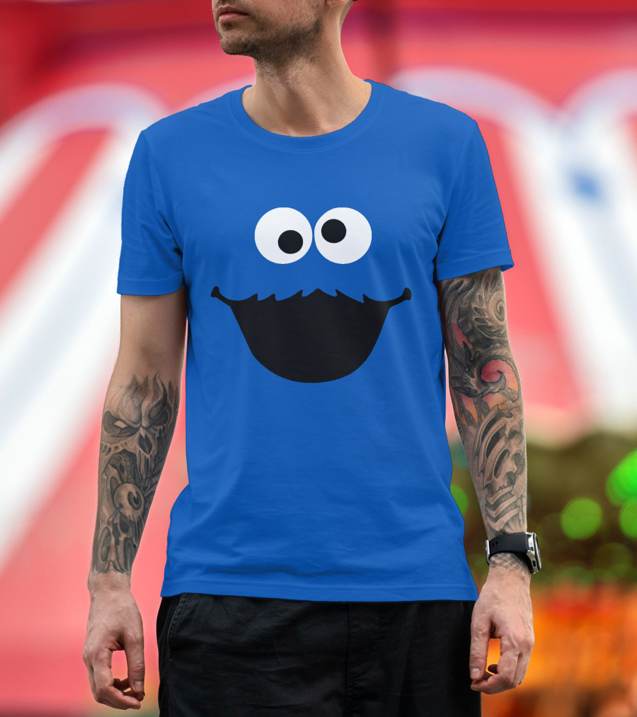 Cookie Monster Face T-Shirt