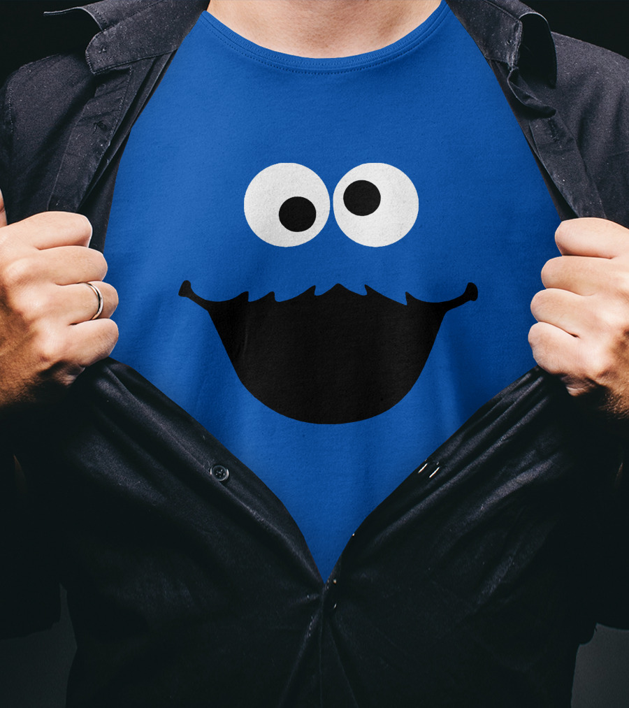 Cookie Monster Face T-Shirt