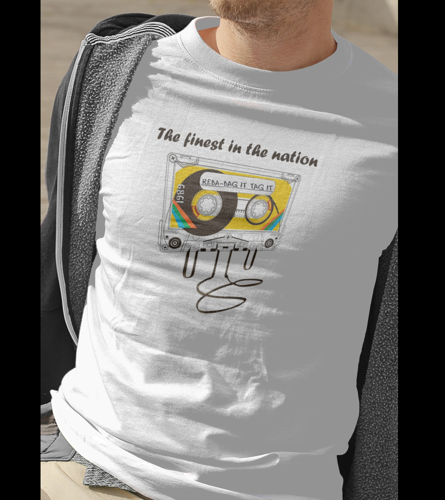 Reba Phish Song Bag It Tag It Cassette 1989 T-Shirt