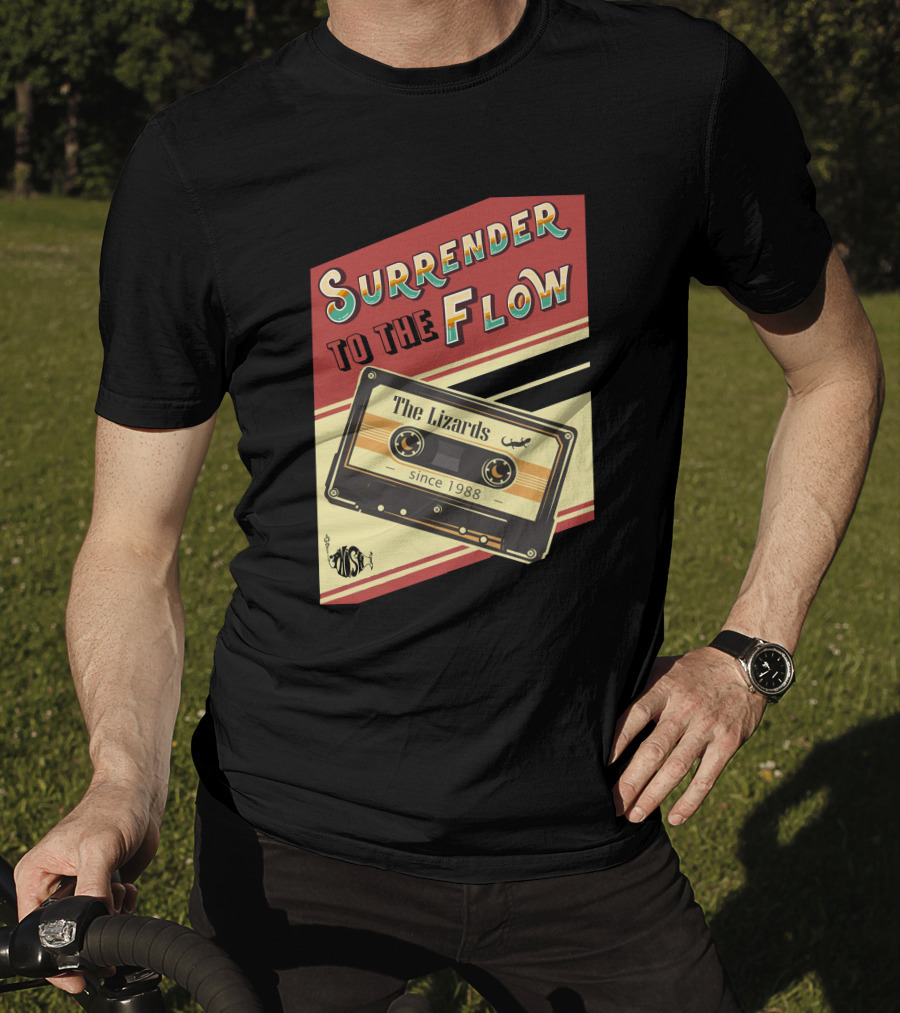 Surrender To The Flow The Lizards Since 1988 Cassette T-Shirt