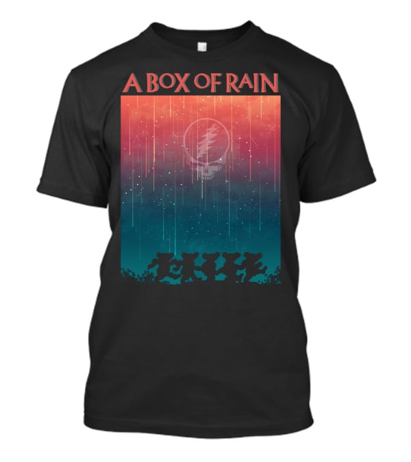 A Box Of Rain Grateful Dead Dancing Bears Steal Your Face T-Shirt