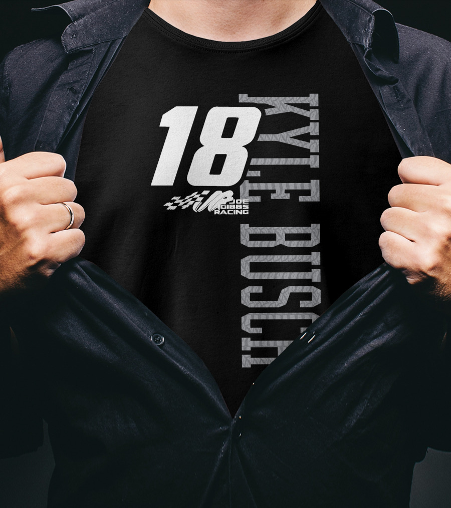 18 Joe Gibbs Racing Kyle Busch NASCAR T-Shirt