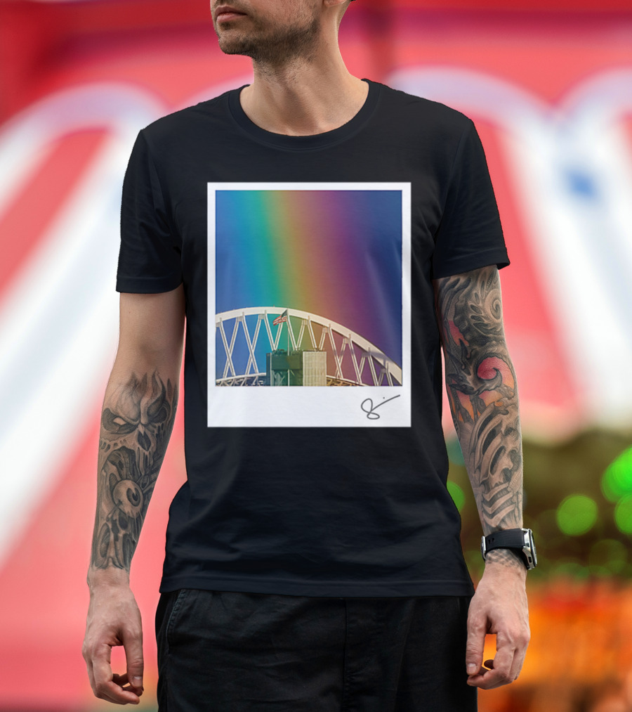 Seattle Pride Rainbow Over Stadium T-Shirt