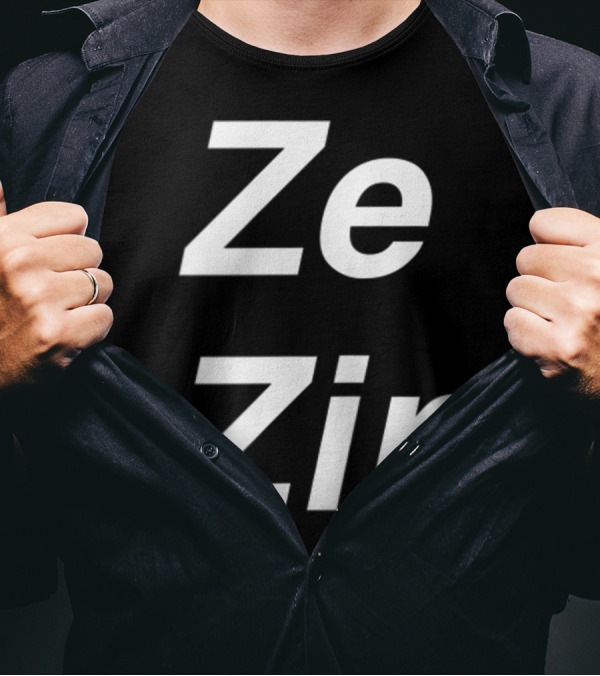 Ze Zir Pronoun Non Binary Gender Neutral Trans Inclusion T-Shirt