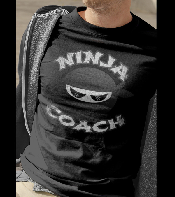 NINJA COACH MULTITASKING TEAM TRAINER SPEAKER ICONIC MASKED T-Shirt