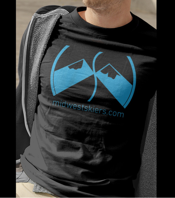 Midwest Skiers Com Skiing Mountains T-Shirt