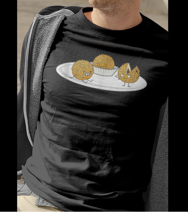 Sesame Balls Jian Dui Dim Sum Fried Matuan Cute T-Shirt
